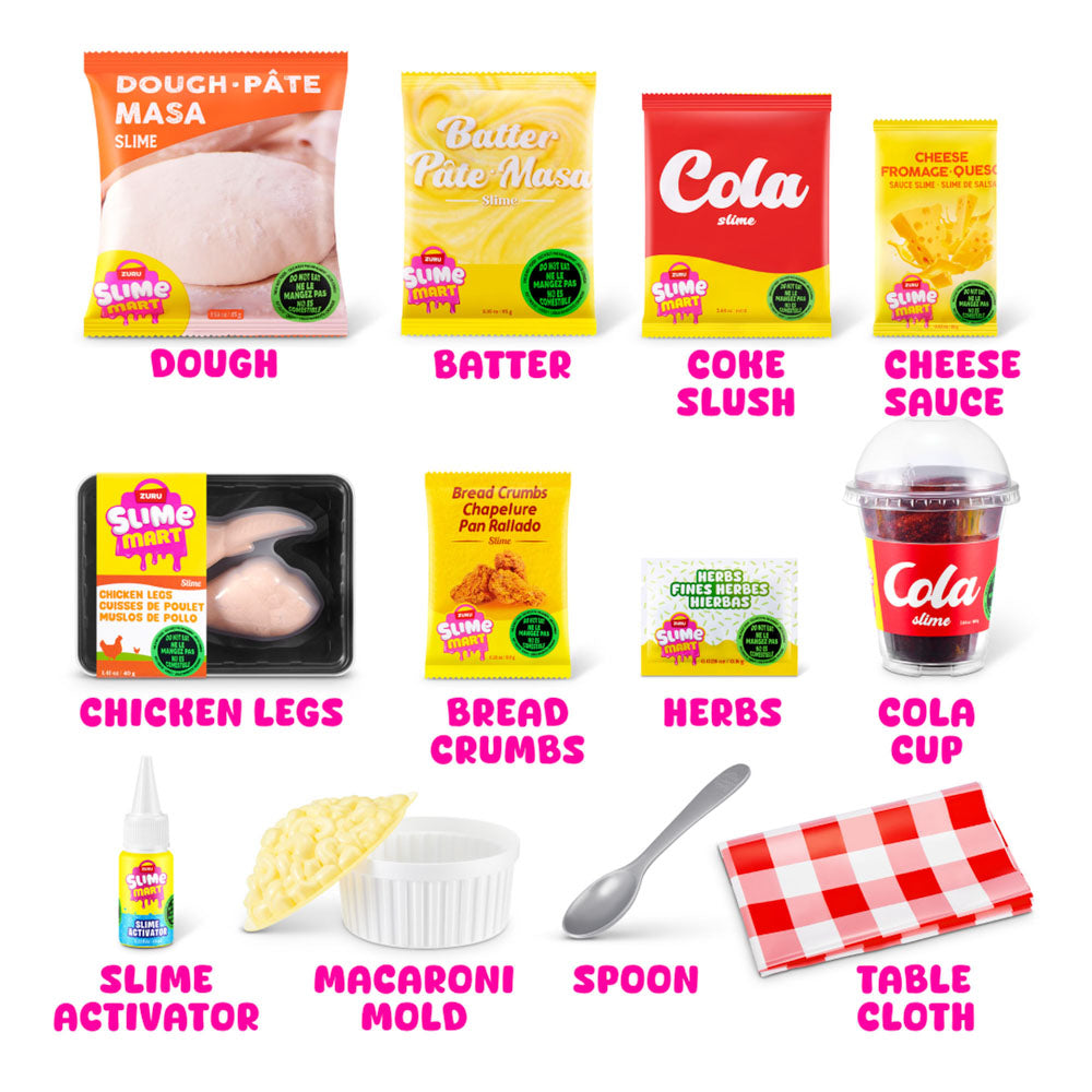 ZURU Slime Mart Shopping Basket Series 2 - Fast Food Slime.