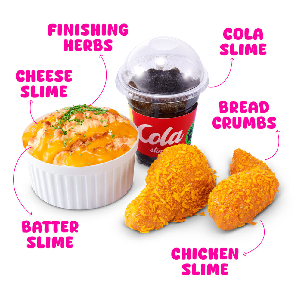 ZURU Slime Mart Shopping Basket Series 2 - Fast Food Slime.