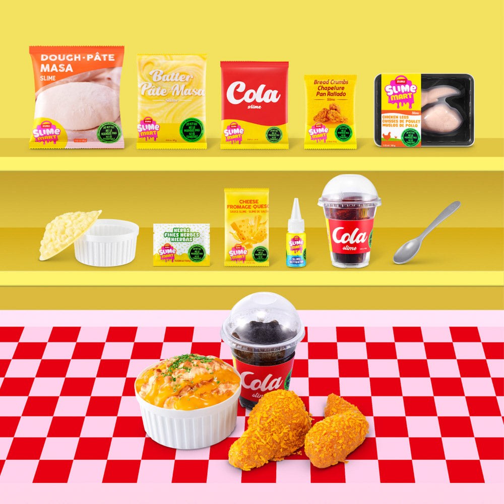 ZURU Slime Mart Shopping Basket Series 2 - Fast Food Slime.