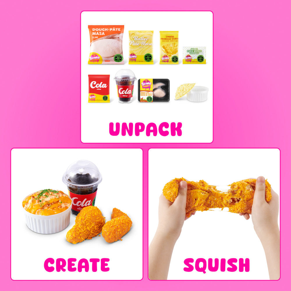 ZURU Slime Mart Shopping Basket Series 2 - Fast Food Slime.
