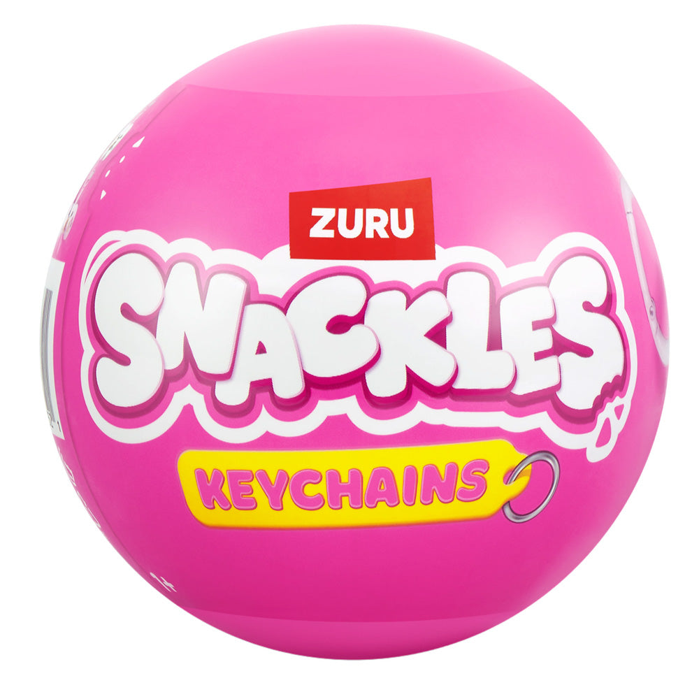 ZURU Snackles 3.5 Inch Toy Plush Keychains - Series 1 Mystery Capsule.