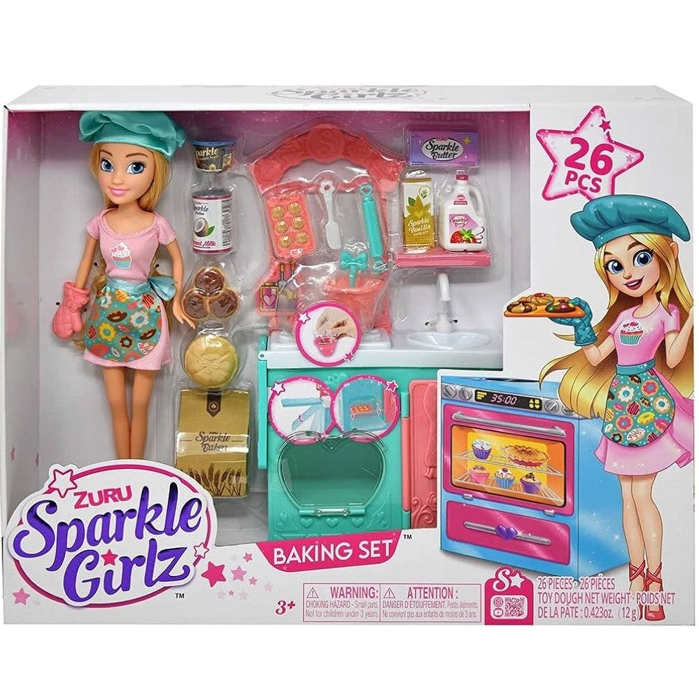 ZURU Sparkle Girlz Dolls & Lifestyle 10.5 Inch Doll Bake Off