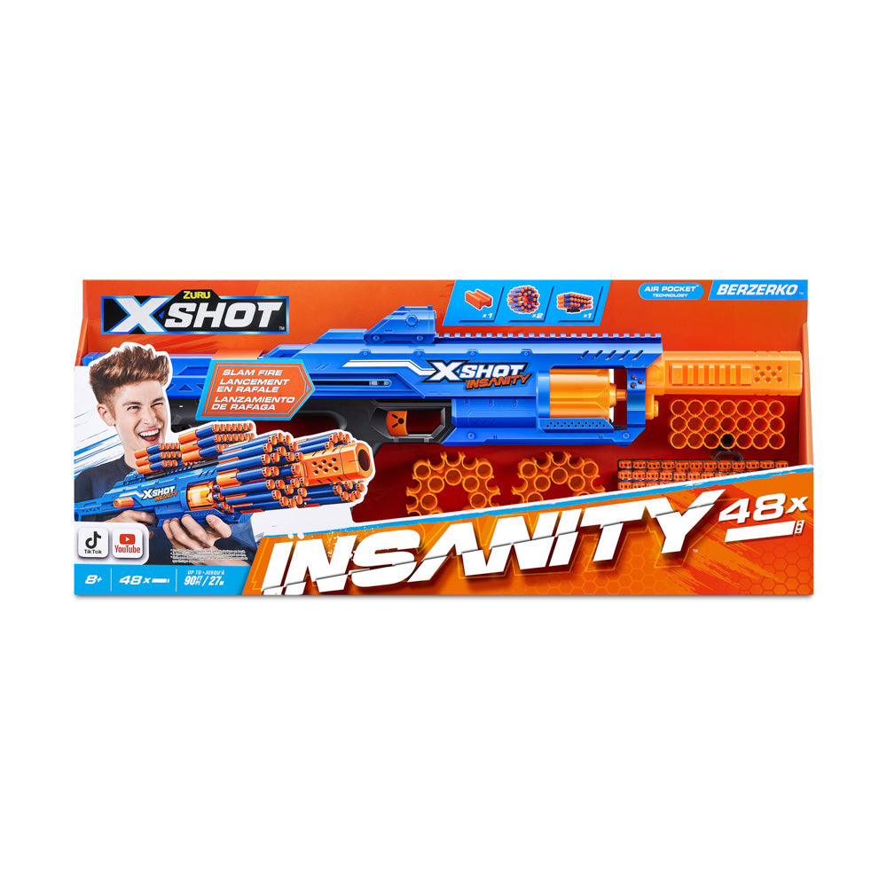 ZURU XSHOT Insanity Berzerko foam bullet gun.