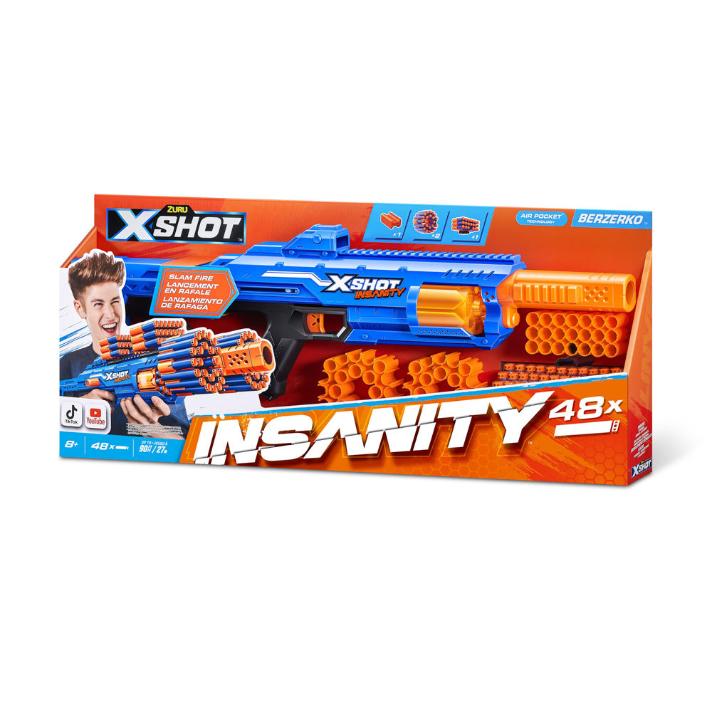 ZURU XSHOT Insanity Berzerko foam bullet gun.