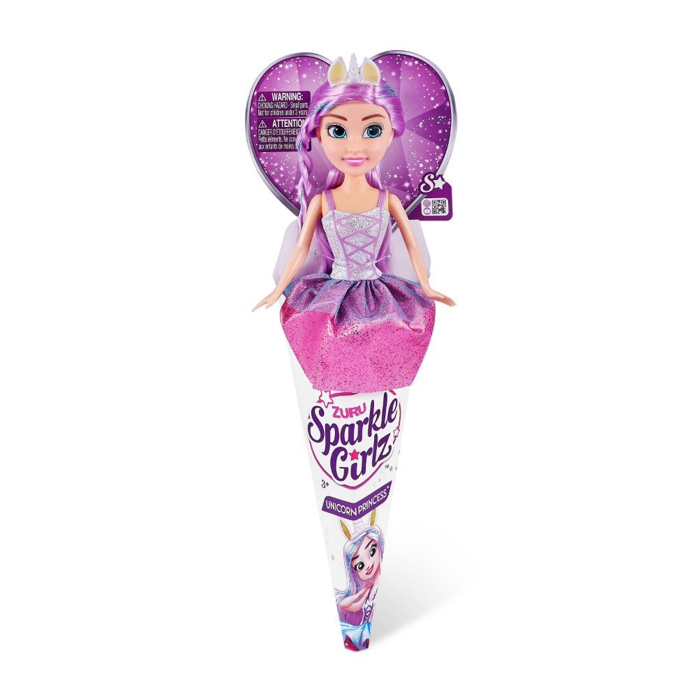 ZURU Sparkle Girlz Unicorn Princess Cone Doll Assorted Styles