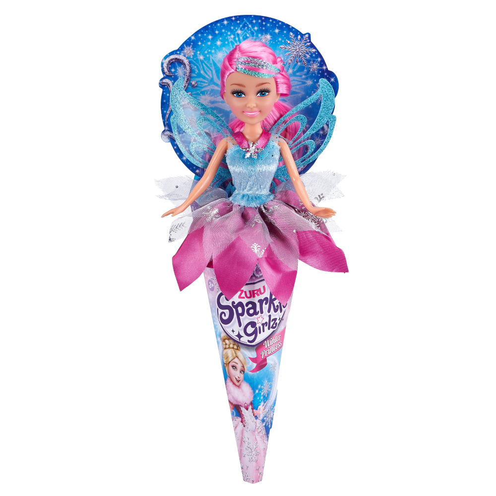 ZURU Sparkle Girlz Winter Princess Cone Doll Assorted Styles
