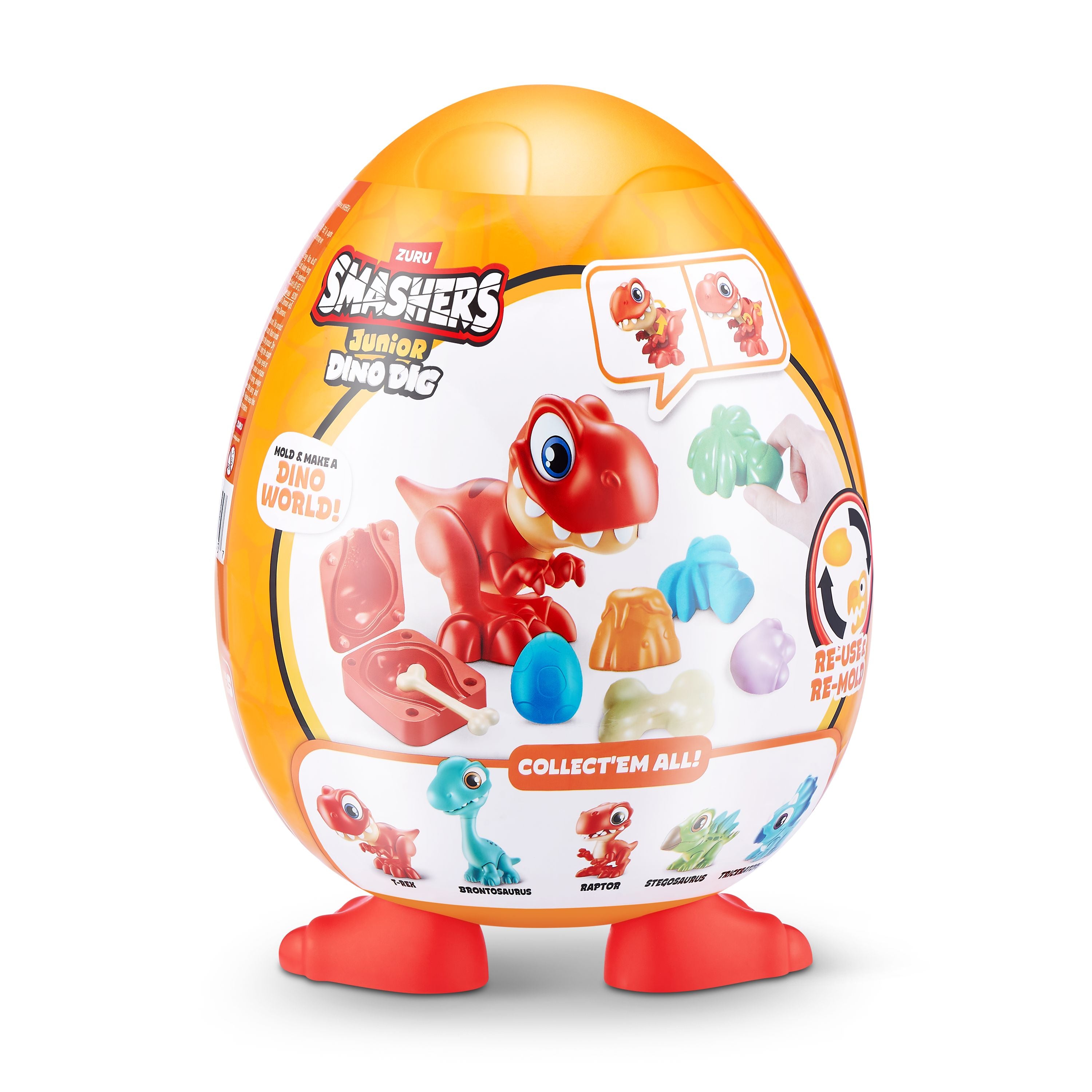 ZURU Smashers Junior Dino Dig Series 1 Large Egg Assorted Styles