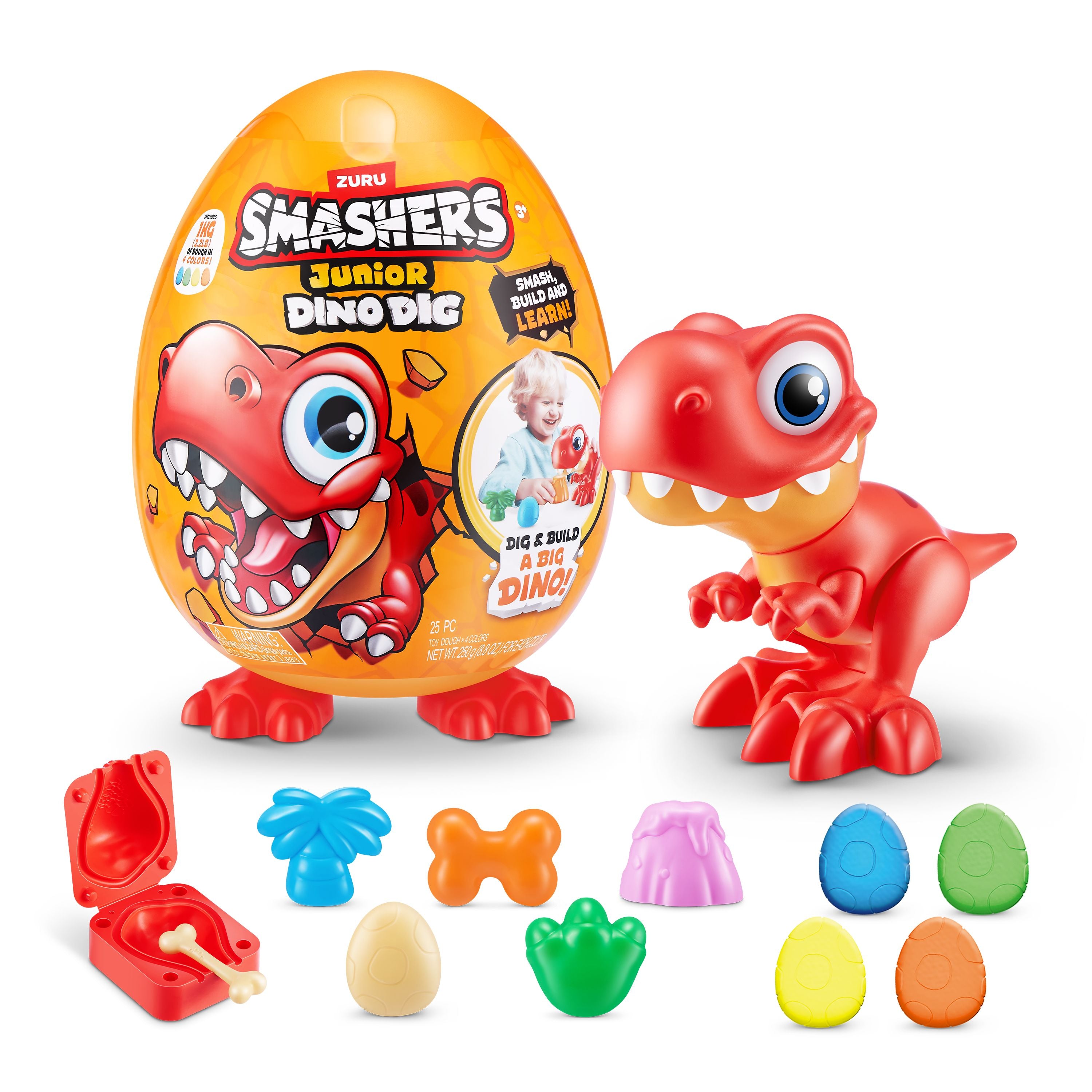 ZURU Smashers Junior Dino Dig Series 1 Large Egg Assorted Styles