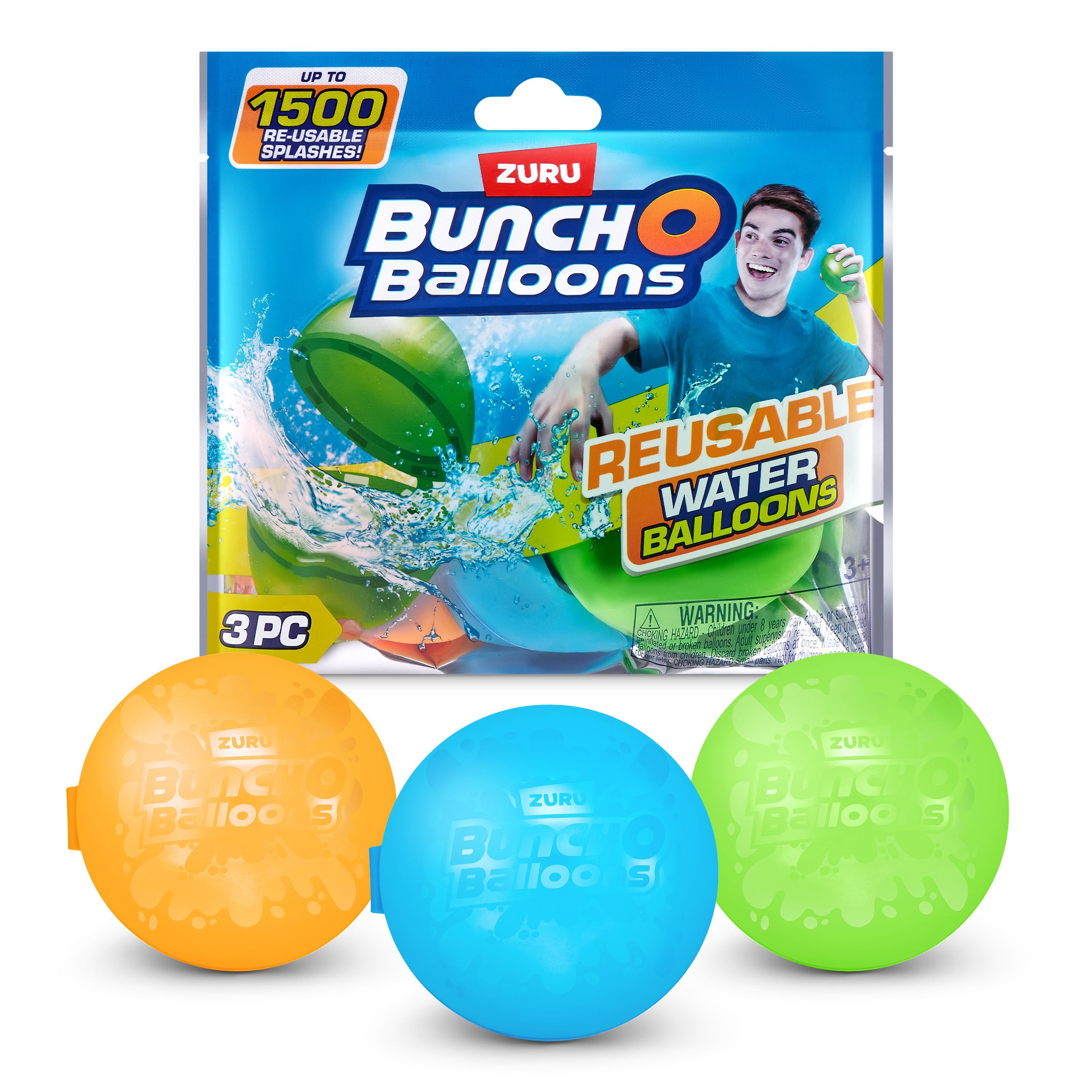 ZURU Bunch O Balloonsÿ Reusable Water Balloons 3 Pack