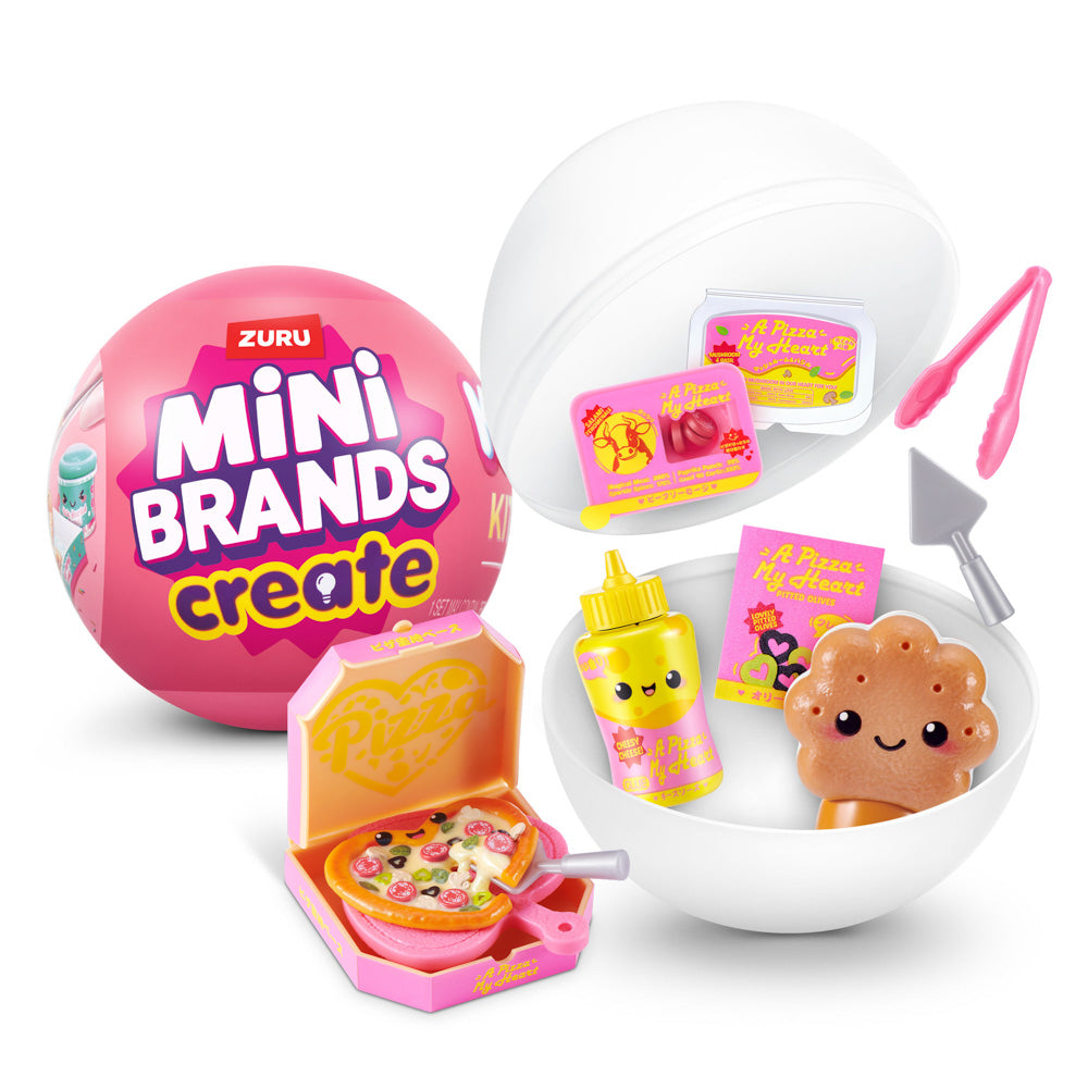 Inside the ZURU Mini Brands Create Kawaii Kitchen Capsule Series 1 blind box