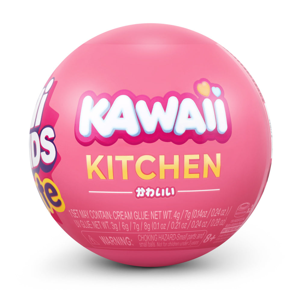 Side packaging of the ZURU Mini Brands Create Kawaii Kitchen Capsule Series 1 blind box
