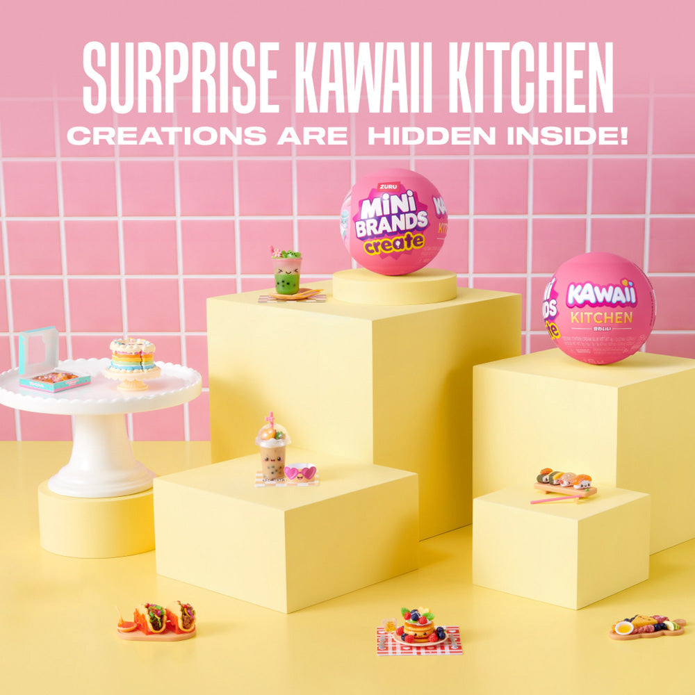 ZURU Mini Brands Create Kawaii Kitchen Capsule Series 1 blind box