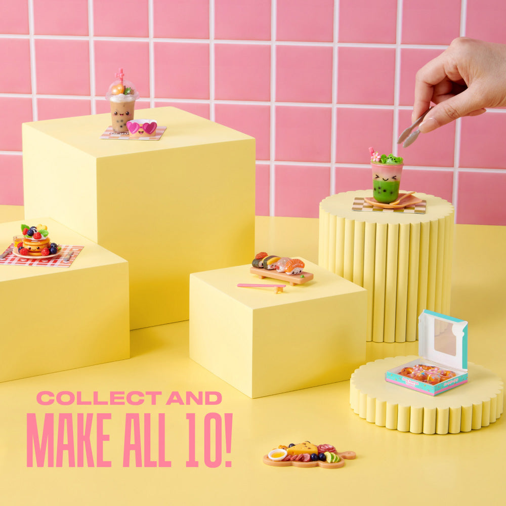Collect all 10 ZURU Mini Brands Create Kawaii Kitchen Capsule Series 1 blind box