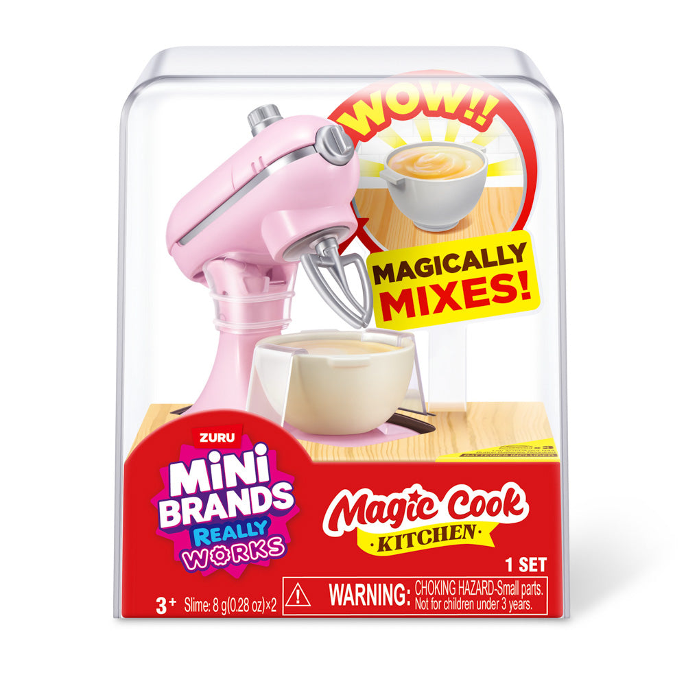 ZURU Mini Brands Magic Cook Toy Kitchen S1 Mixer, in packaging