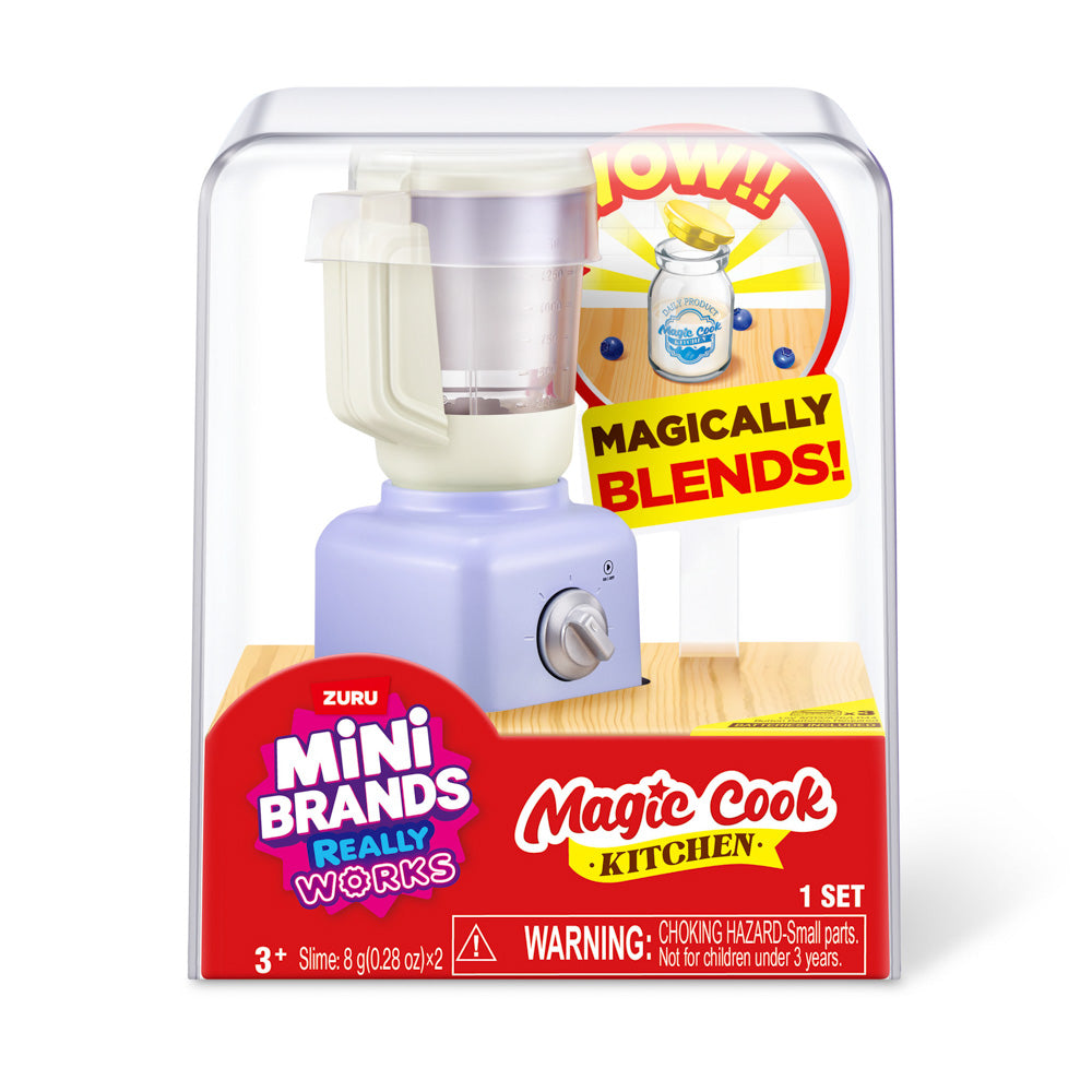 ZURU Mini Brands Magic Cook Kitchen S1 Toy Blender, in packaging