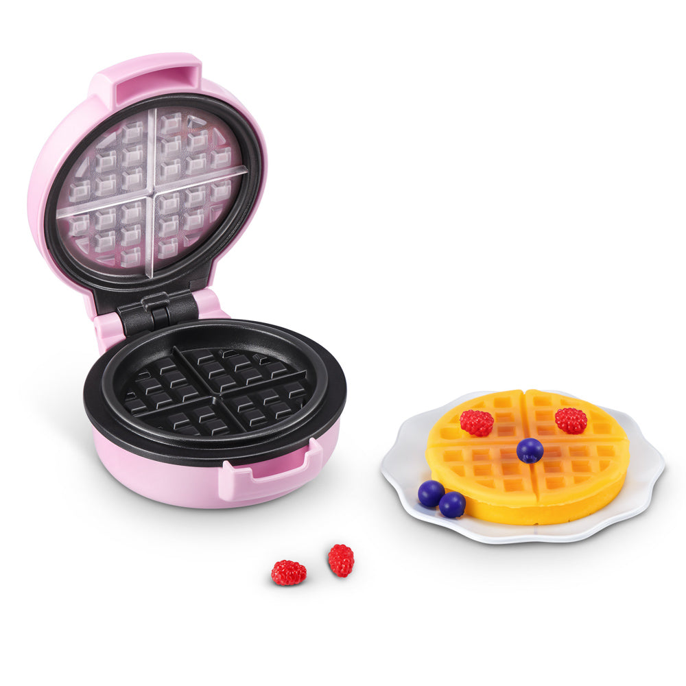 Toy waffle maker from the ZURU Mini Brands Magic Cook Kitchen S1 Toy Waffle Maker