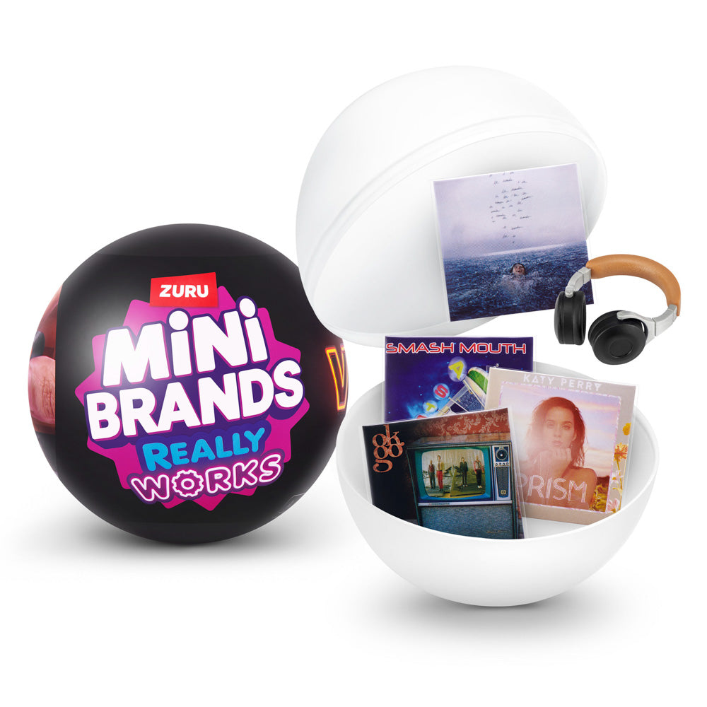 4 mini vinyl records and 1 surprise accessory inside every blind capsule