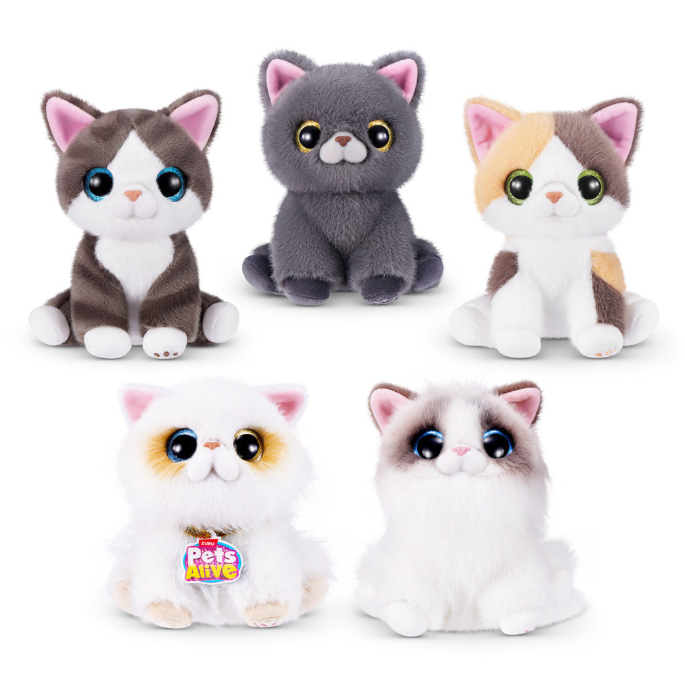 ZURU Pets Alive Smitten Kittens Interactive Plush Series 2 Blind Box toy
