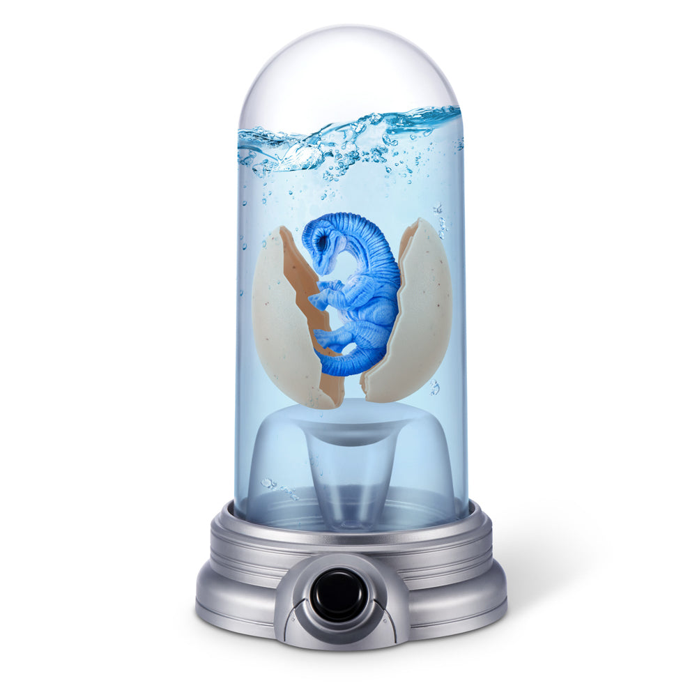 Dinosaur hatching in the ZURU Robo Alive Test Tube Dinos in Egg Blind Tube
