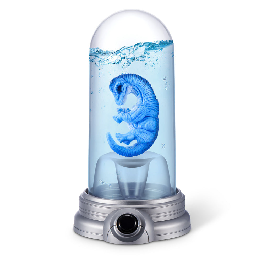 Dinosaur hatching in the ZURU Robo Alive Test Tube Dinos in Egg Blind Tube