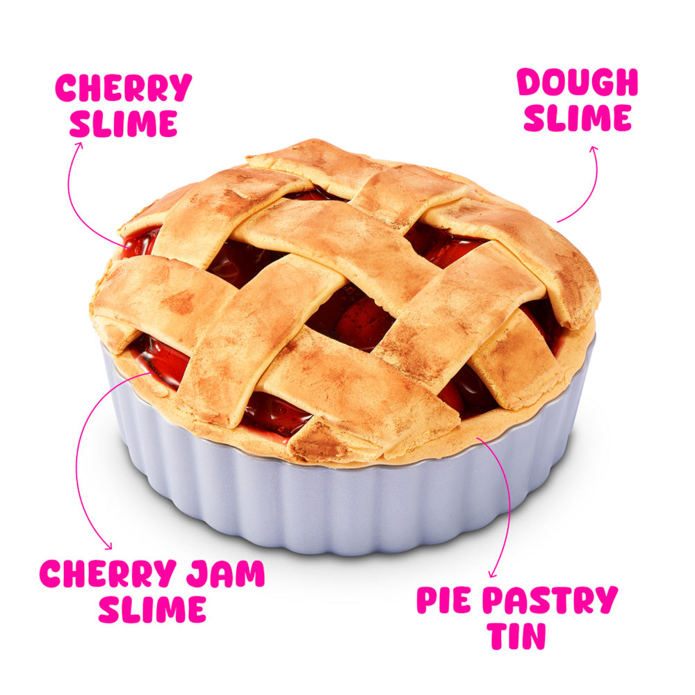 Pie slime from the ZURU Slime Mart Small Shopping Bag Series 2 Cherry Pie slime set
