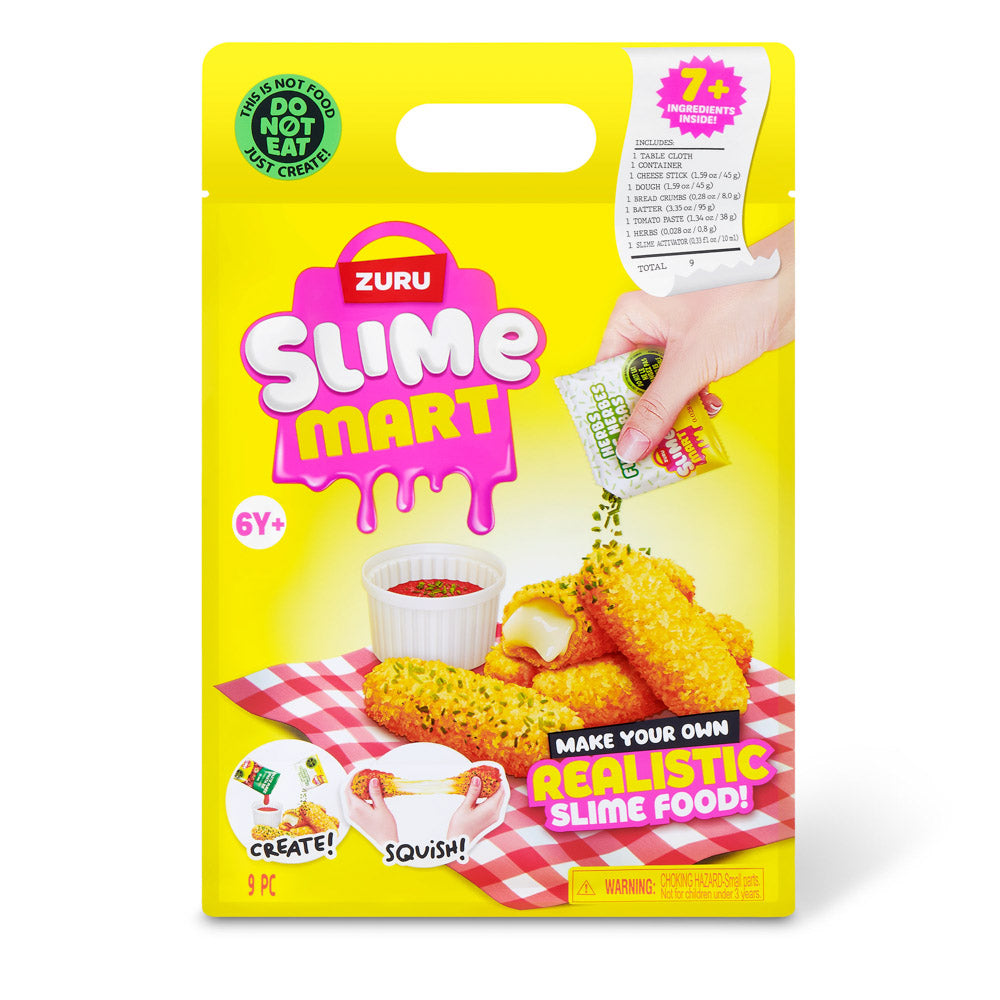 ZURU Slime Mart Small Shopping Bag Series 2 Mozzarella Sticks slime, in packaging