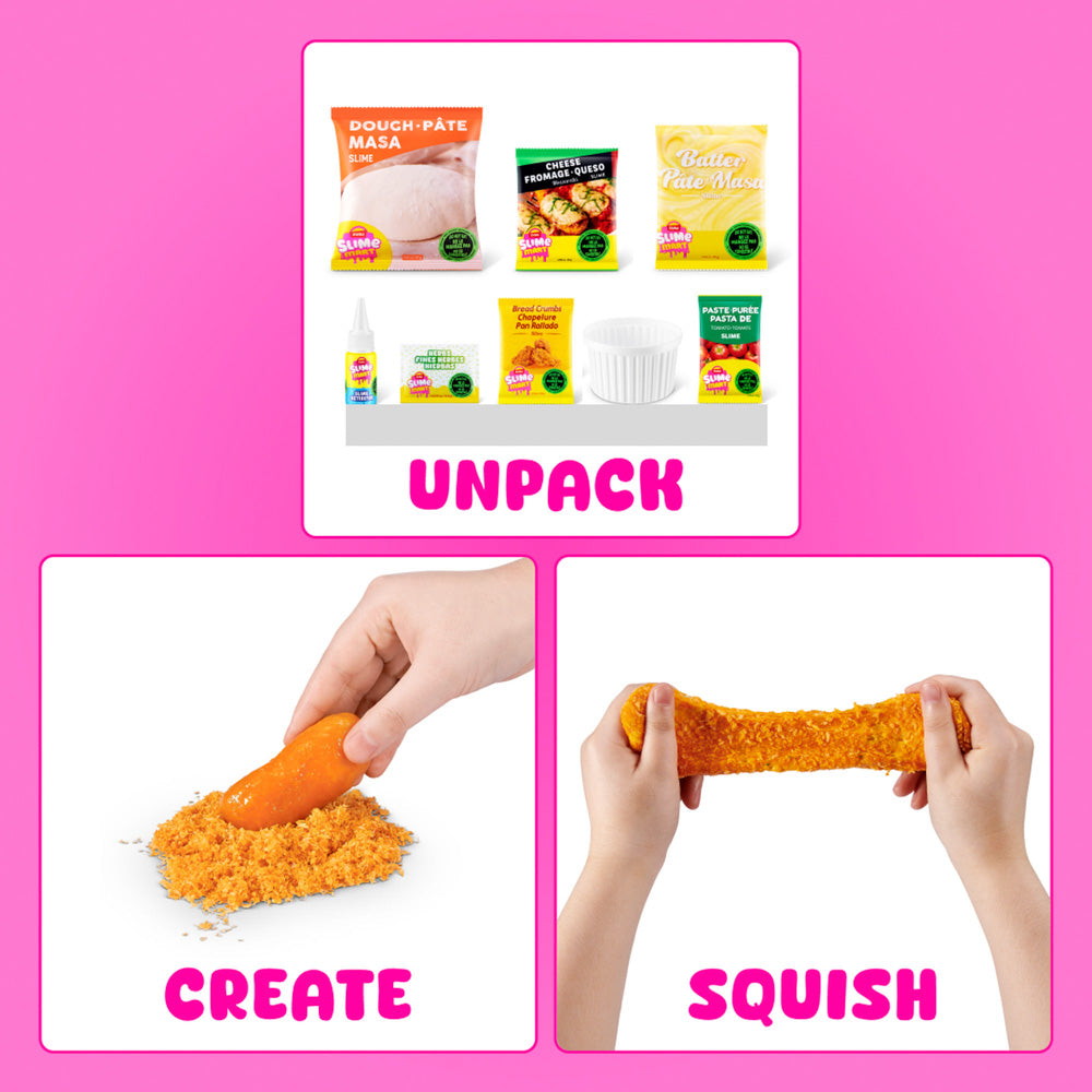 How to make slime with the ZURU Slime Mart Small Shopping Bag Series 2 Mozzarella Sticks 