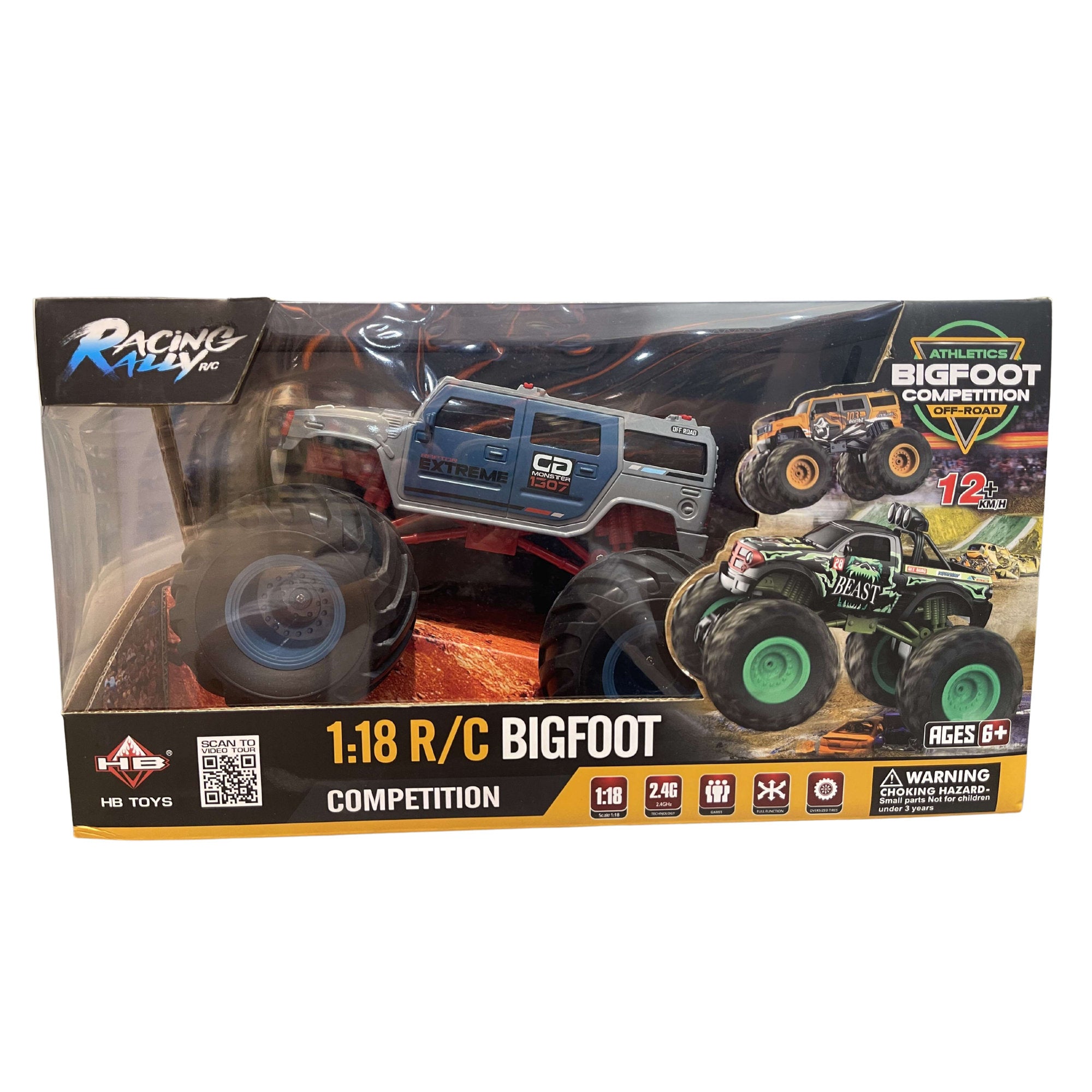 Racing Rally 1:18 RC Bigfoot Super Large Wheels Racing Truck