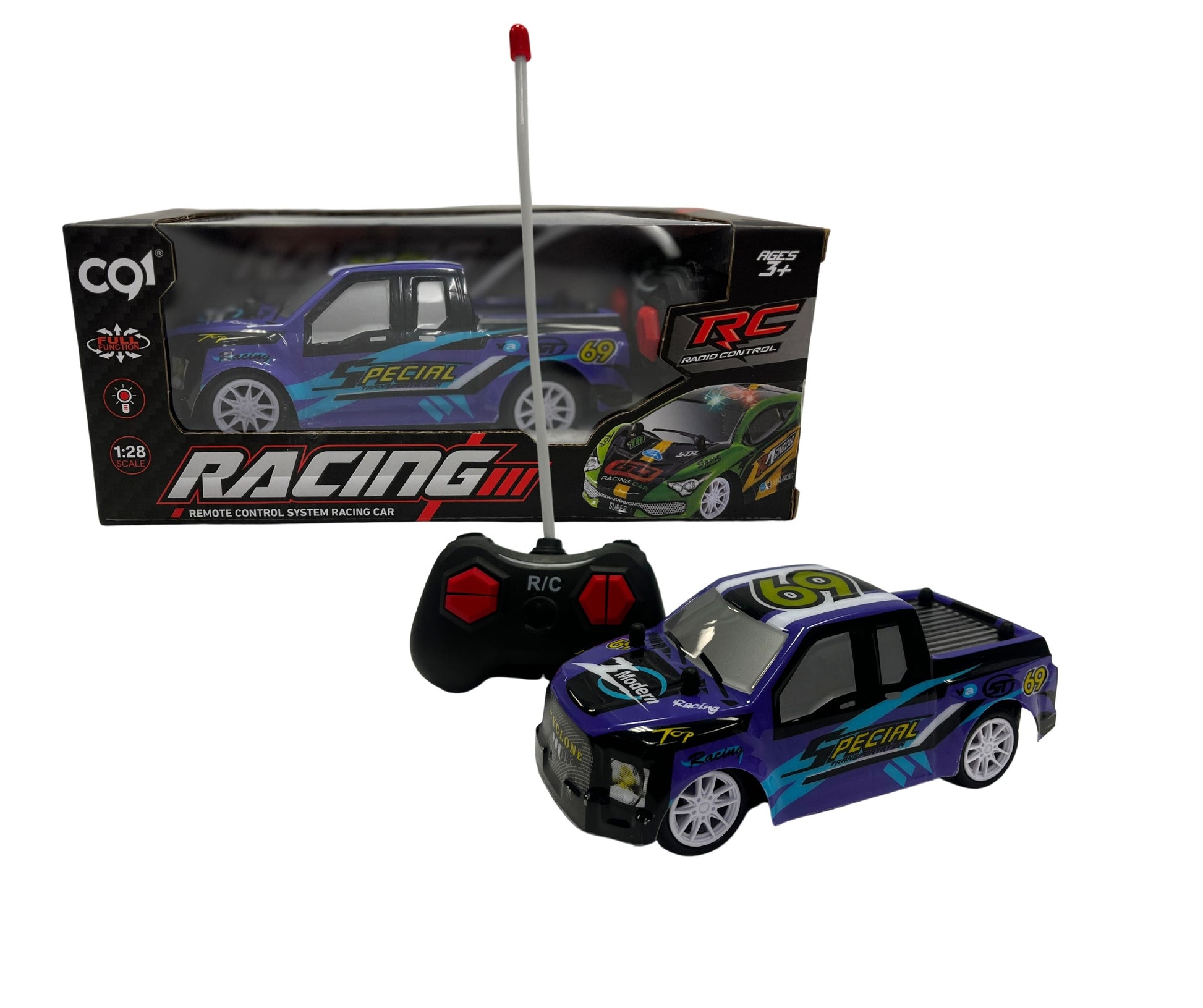 High Speed Racing 1:28 Remote Control Racing Ute Assorted Styles - Toyworld NZ