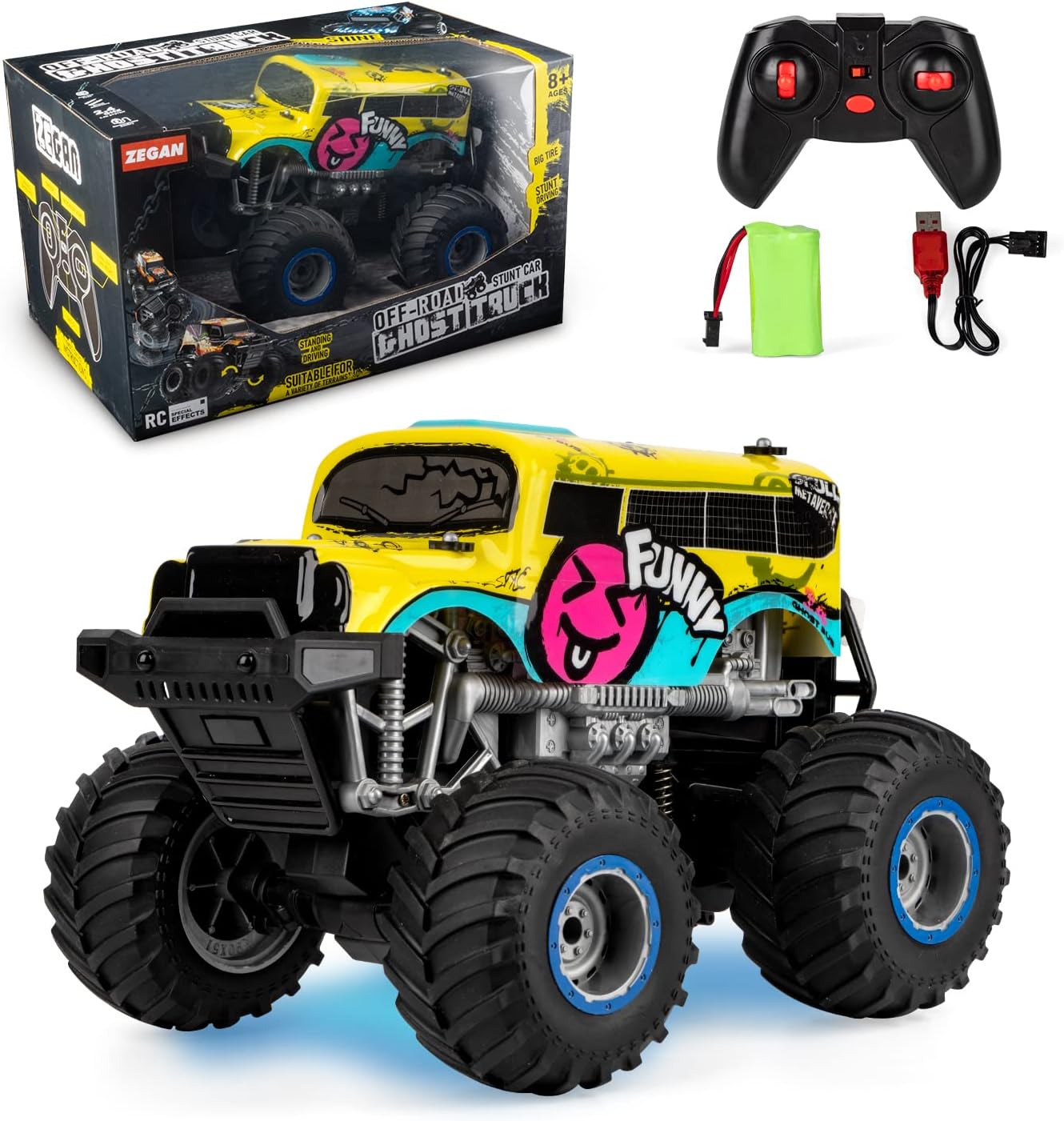 Stunt RC Funny Box Off Roader Bus
