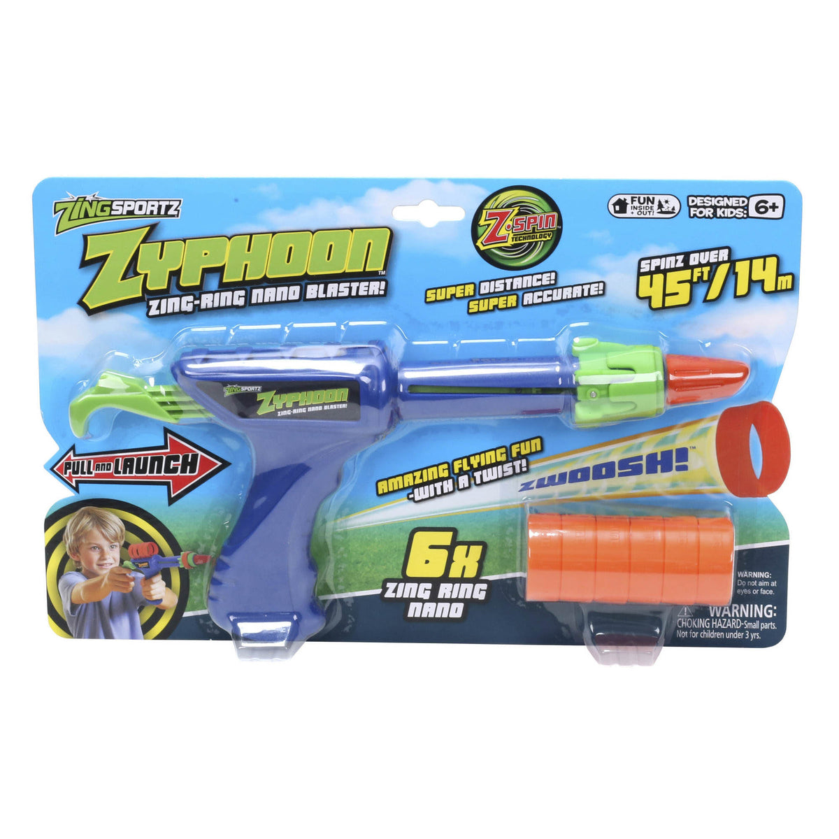 Zyphoon Nano Blaster Gun toy.