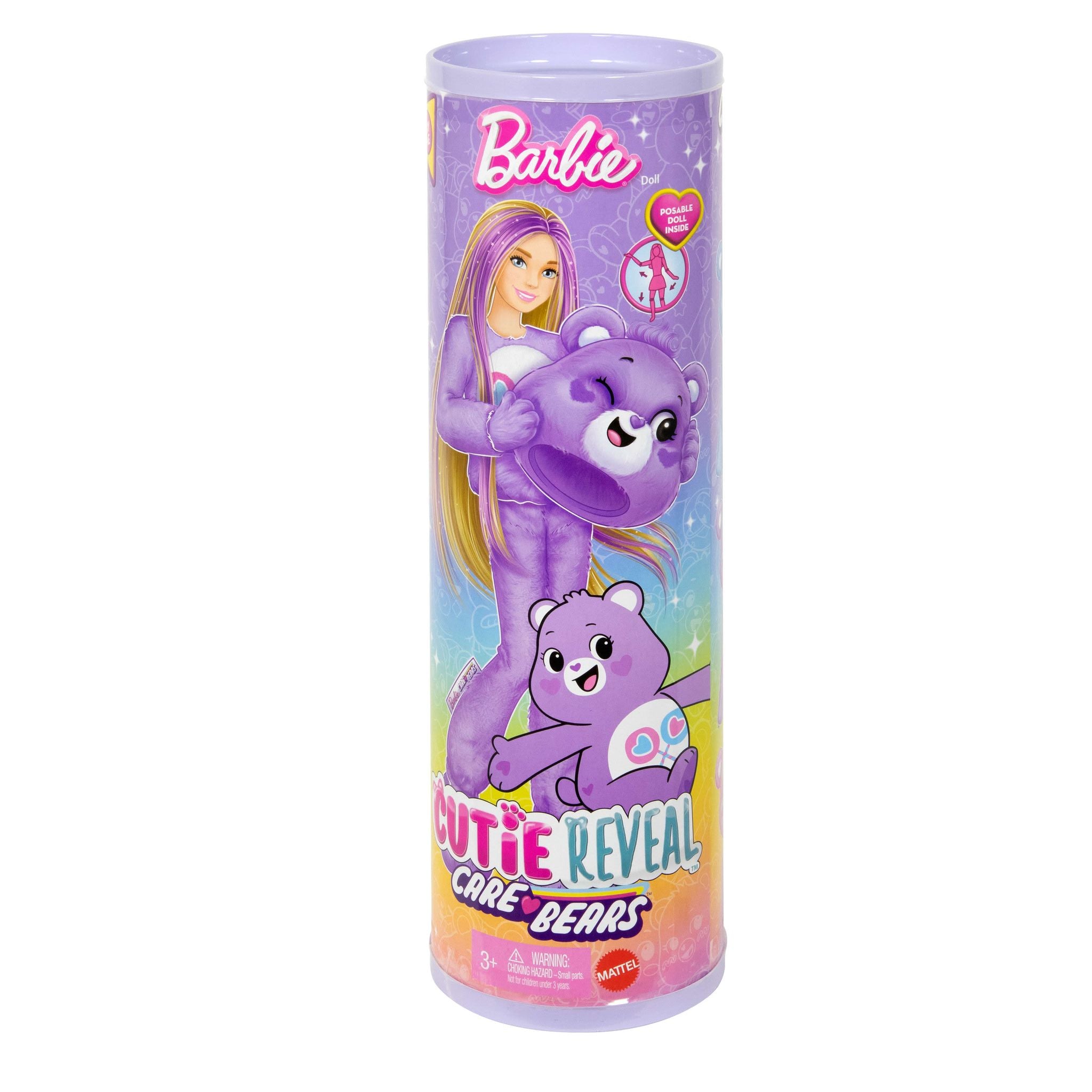 Barbie Cutie Reveal Care Bears Surprise Doll - Purple