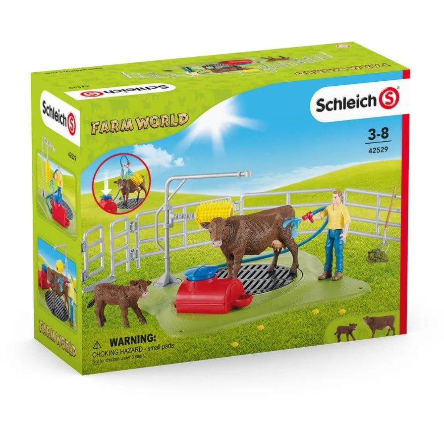 Schleich Farm World Happy Cow Wash Set