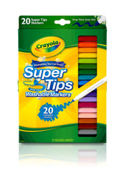 Crayola Super Tip Markers 20 Pack - Toyworld NZ