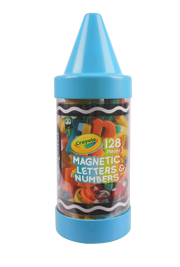 Crayola 128 Piece Magnetic Letters & Numbers Assorted Styles - Toyworld NZ