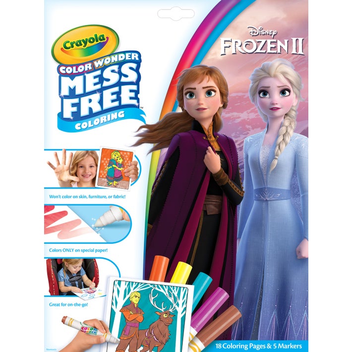 Crayola Colour Wonder Mess Free Disney Frozen II - Toyworld NZ