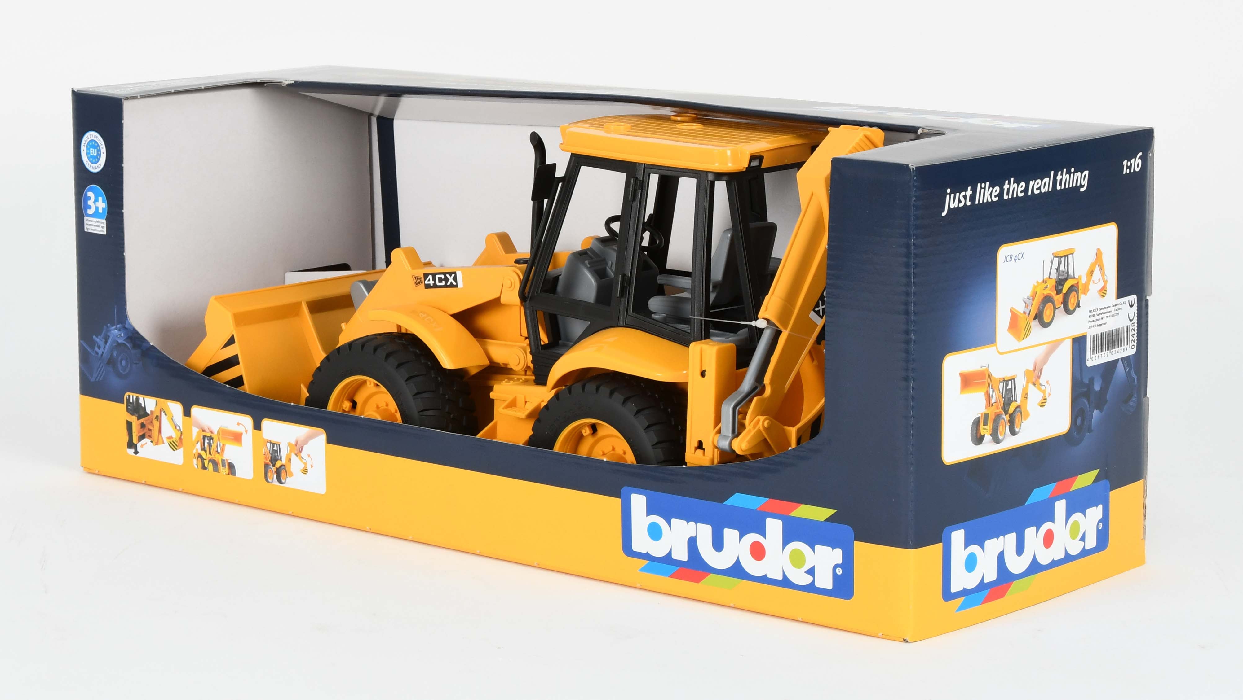 Bruder 1:16 Jcb 4Cx Backhoe Loader - Toyworld NZ