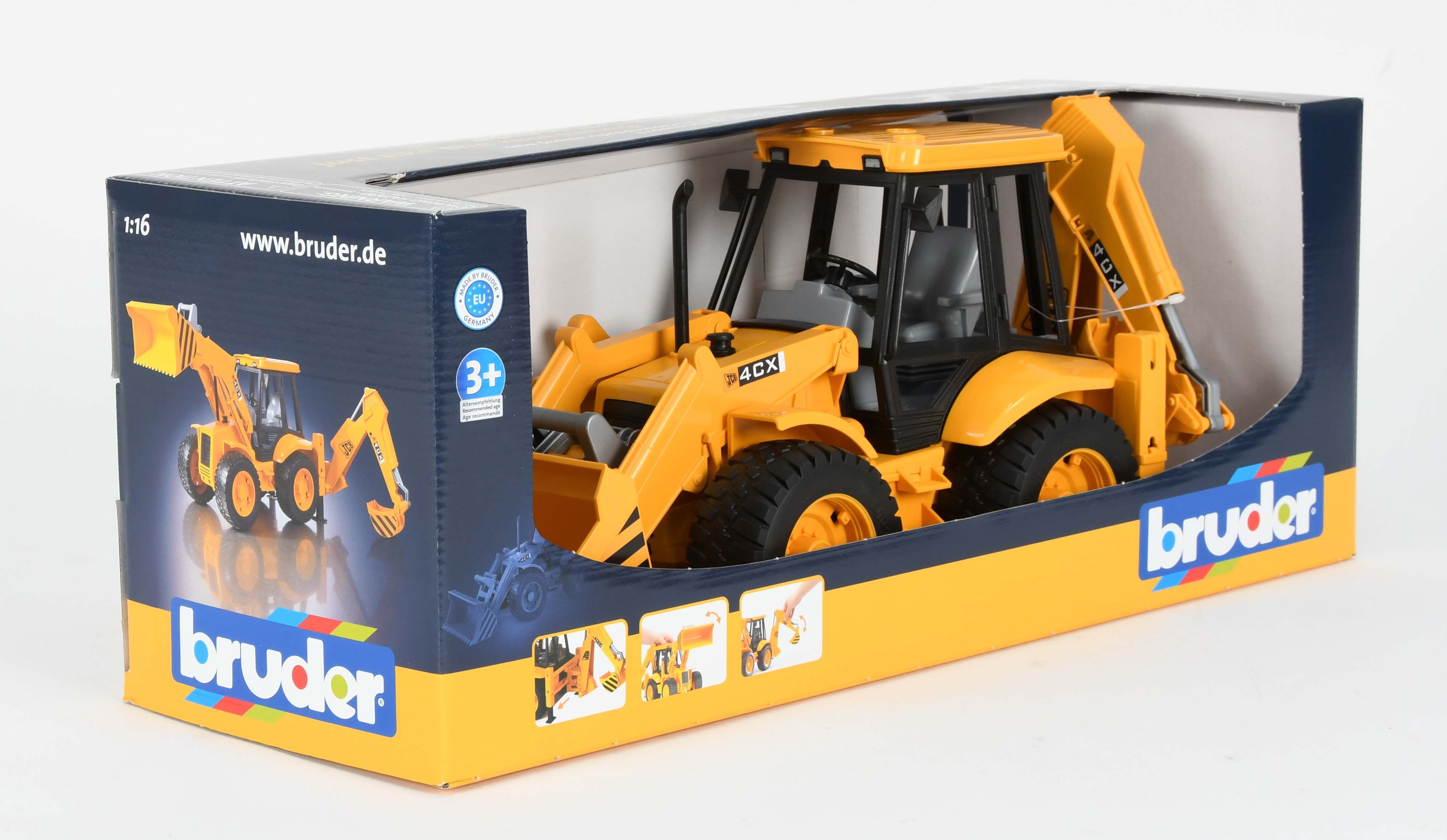 Bruder 1:16 Jcb 4Cx Backhoe Loader - Toyworld NZ