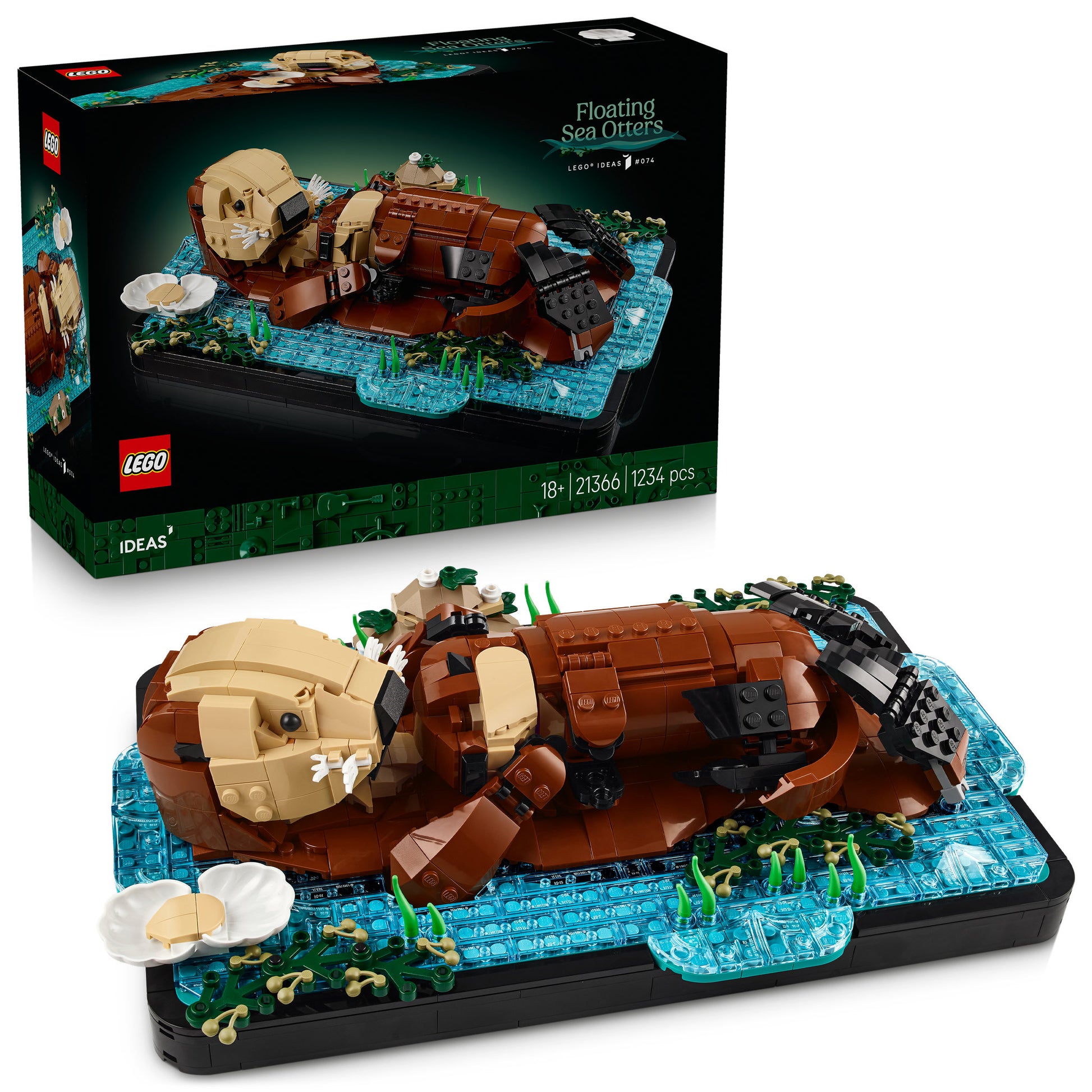 LEGO 21366 Ideas Floating Sea Otters - Toyworld NZ