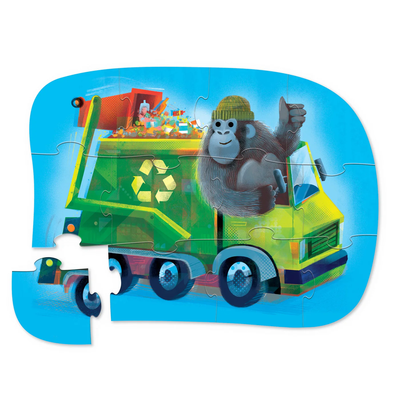 Croc Creek 12 Piece Mini Puzzle -Go Gorilla