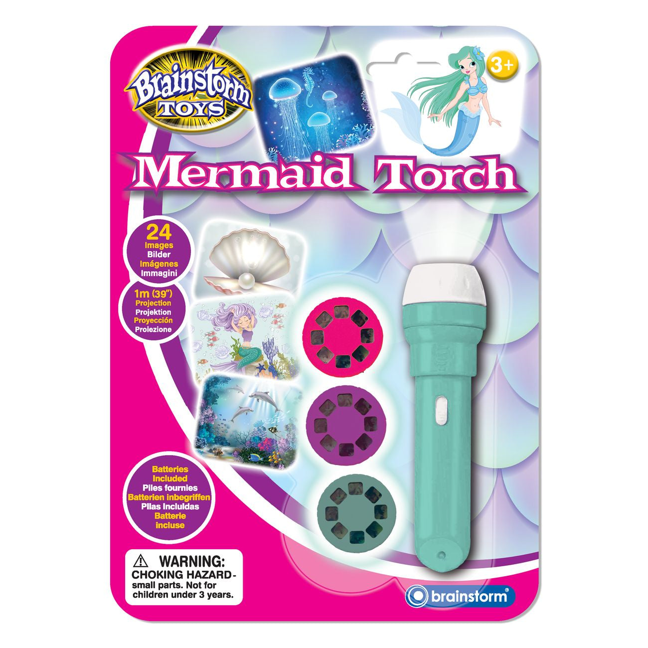 Brainstorm Toys Mermaid Torch & Projector