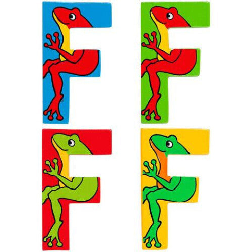 Animal Letters Wooden F