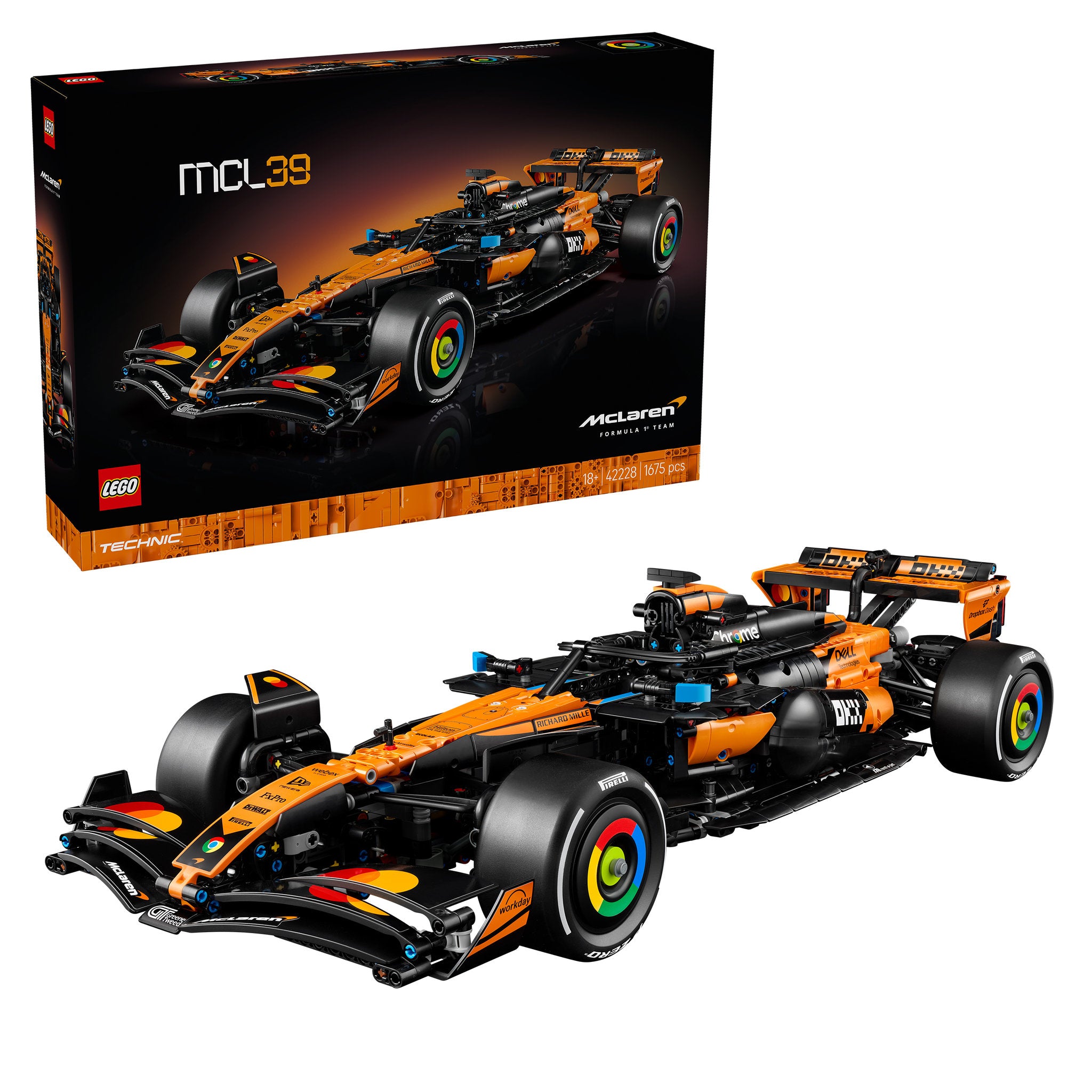 LEGO 42228 Technic McLaren MCL39 F1® Car - Toyworld NZ