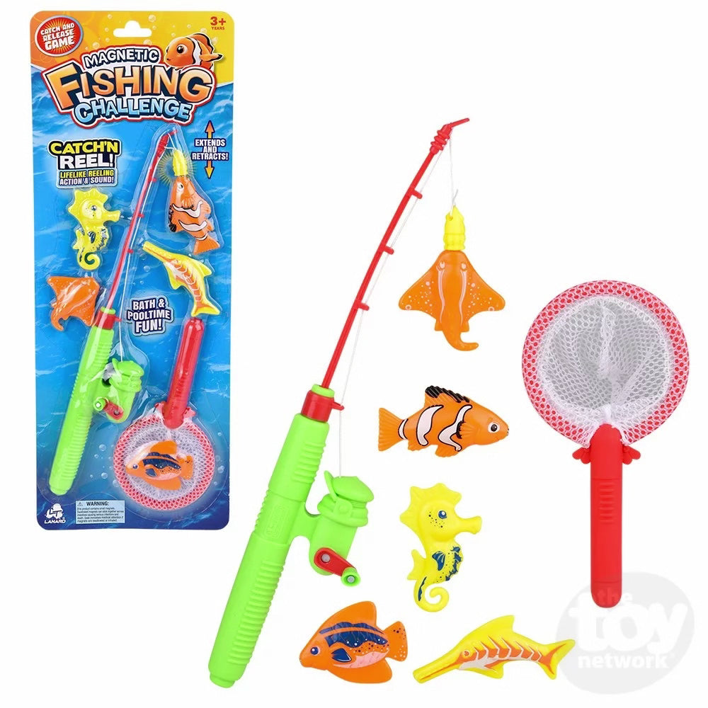 Lanard Deluxe Magnetic Fish N Fun Fishing Set - Toyworld NZ