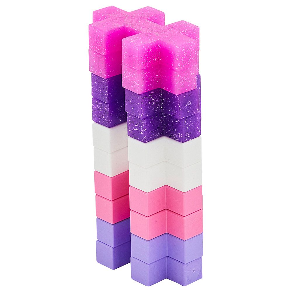 Plus Plus Big Glitter Mix - 15Pc Tube