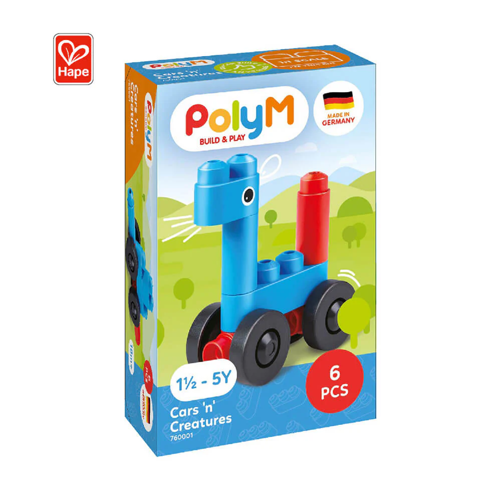 Hape Poly M Cars N Creatures
