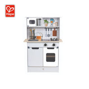 Hape Kitchen Playset with Light & Sound (Open/Close Micro-wave Oven)