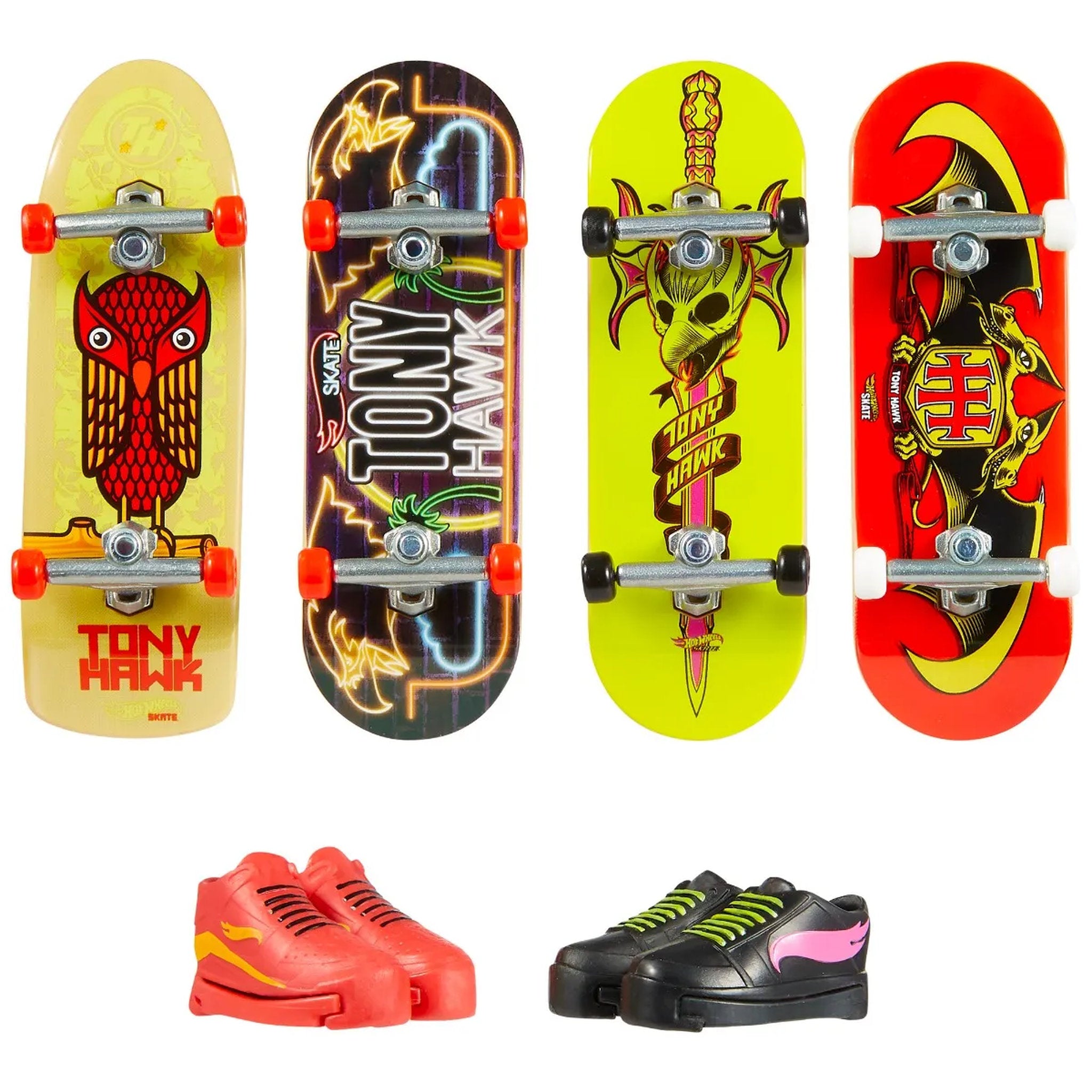 Hot Wheels Skate Fingerboard + Shoe Multipack Totally Vibin