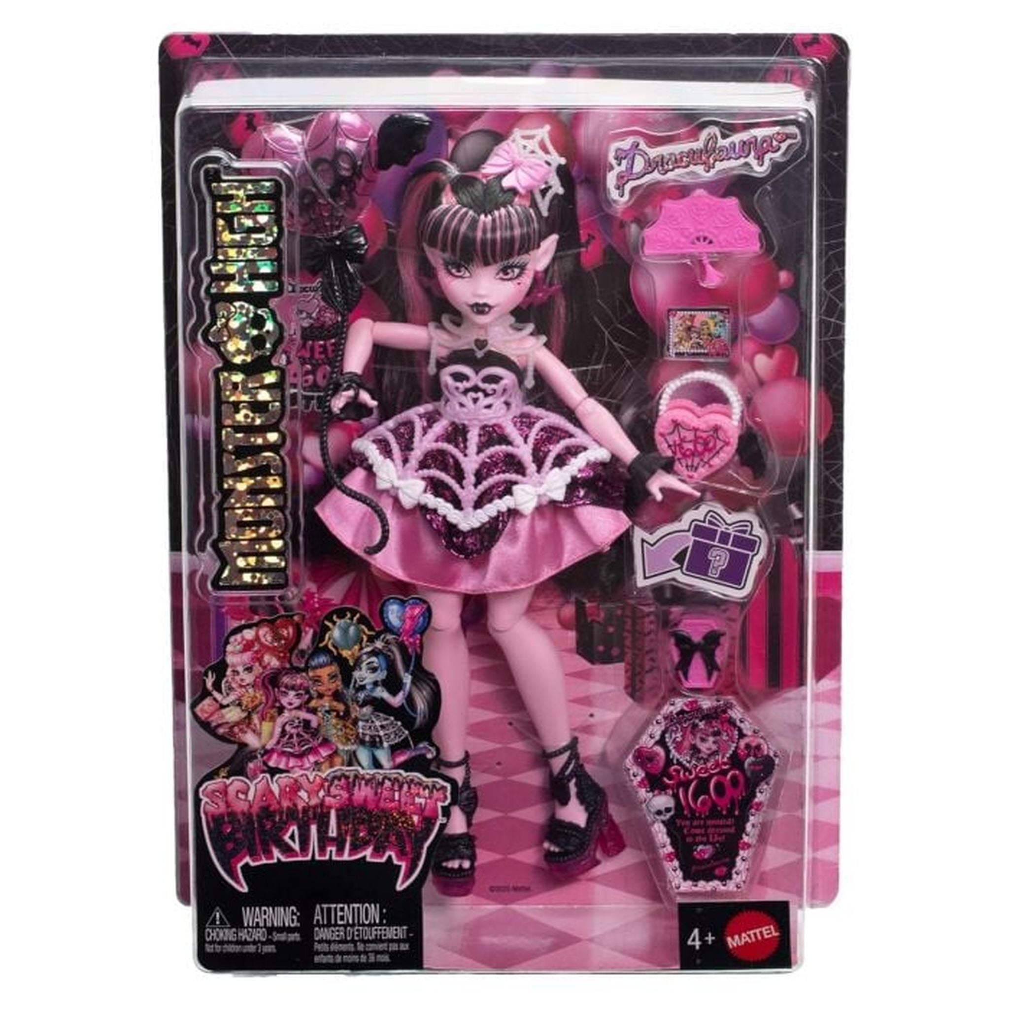 Monster High Scary Sweet Birthday 1600 Draculaura Doll