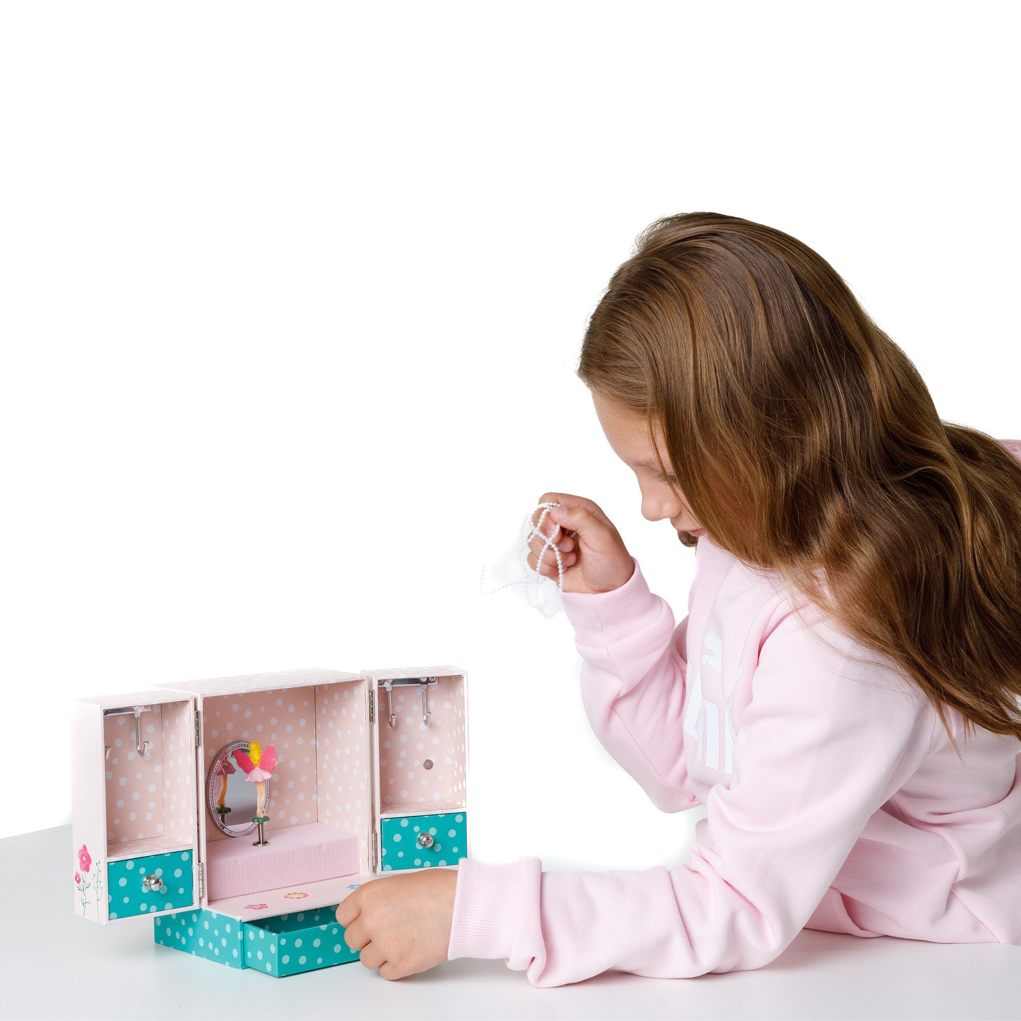 Music Box With Wardrobe - Floral Flower Fairy